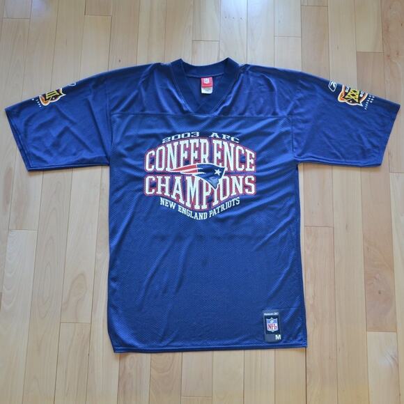 NFL Brady Patriots Jersey Conference Champions Super Bowl Size M - Picture 1 of 6